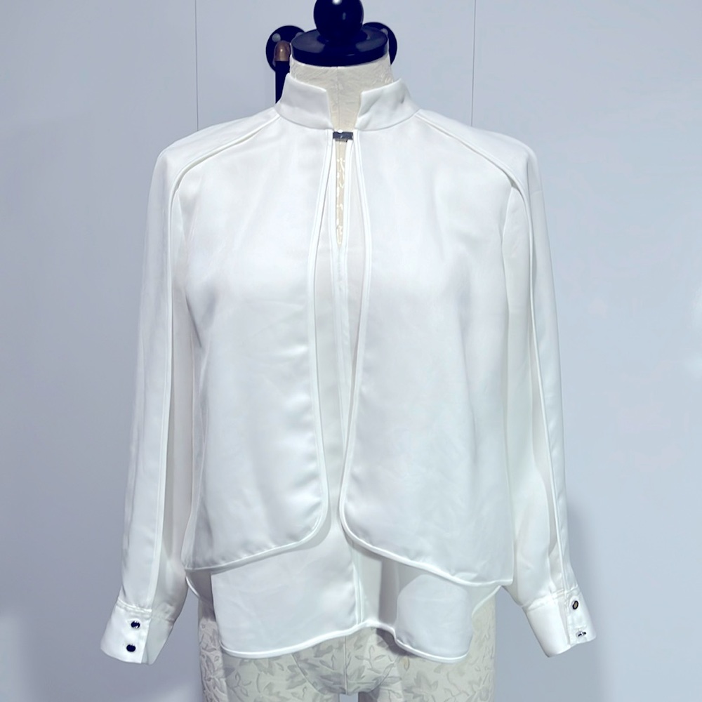 Halston Heritage White Blouse